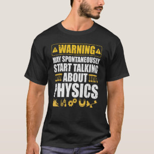 Camiseta Arte Física Bela Para Homens Professora De Física