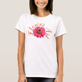 Camiseta arte floral
