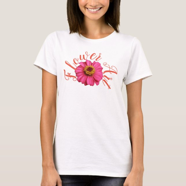 Camiseta arte floral (Frente)