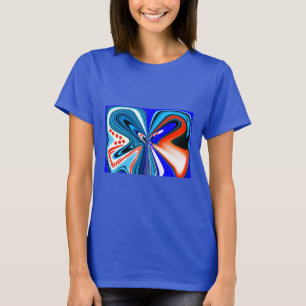 Camiseta Arte floral de fantasia