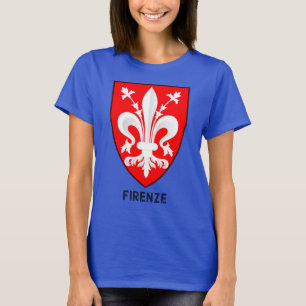 Camiseta Arte Florentina do Brasão da Lírio