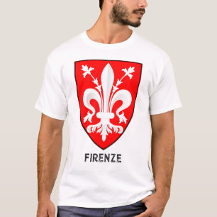 Camiseta Arte Florentina do Brasão da Lírio