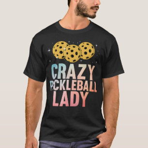 Camiseta Arte Fofa de Pickleball Para Mamãe Vovó Pickle Bal