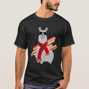 Camiseta Arte Fofo Lama Llama Alpaca Peru mexicano