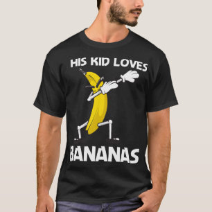 Camiseta Arte Funny Banana Para Crianças Boys Berry Fruta S