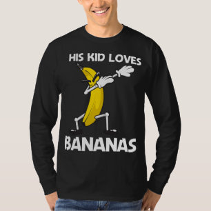 Camiseta Arte Funny Banana Para Crianças Boys Berry Fruta S