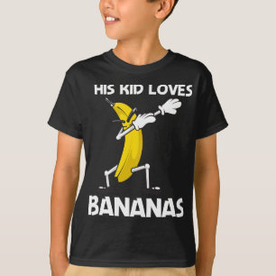 Camiseta Arte Funny Banana Para Crianças Boys Berry Fruta S