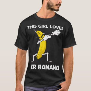 Camiseta Arte Funny Banana Para Meninas Crianças Berry Frut