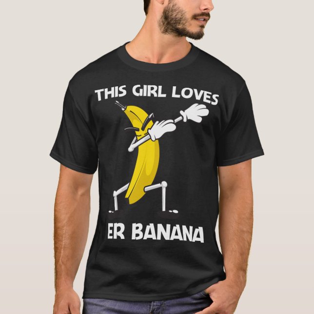 Camiseta Arte Funny Banana Para Meninas Crianças Berry Frut (Frente)