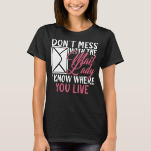 Camiseta Arte Funny Mailshe Para O Correio