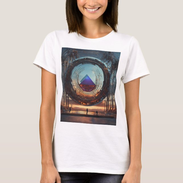 Camiseta Arte futurística (Frente)