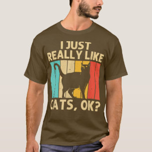 Camiseta Arte Gata Engraçada Para Homens Mulheres Adolescen