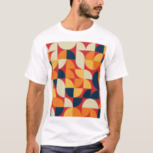 Camiseta Arte Genérica: Círculos Quarter Coloridos