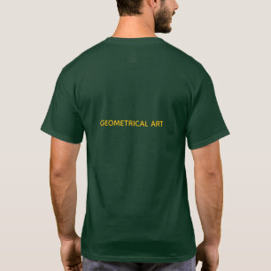 CAMISETA ARTE GEOMÉTRICA LARANJA