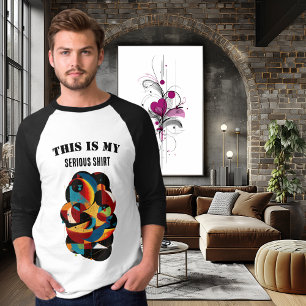 Camiseta Arte Geométrica Moderna – Abstrato Divertido com H