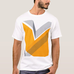 Camiseta Arte geométrica moderna, legal, na moda, urbana,