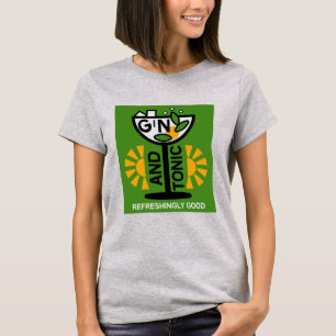 Camiseta Arte Gin E Drinkers Tônicos