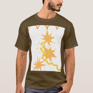 CAMISETA ARTE GRÁFICA ABSTRATA DE STARBURST