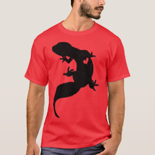 Camiseta Arte Gráfica Cardíaca de Leopard Gecko