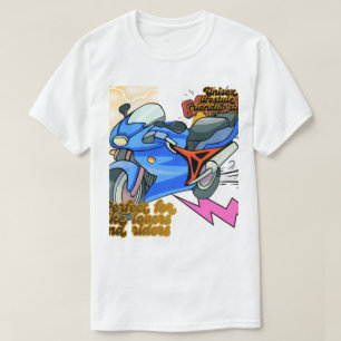 Camiseta Arte Gráfica de Moto Minimalista – Moto Moderna