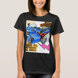 Camiseta Arte Gráfica de Moto Minimalista – Moto Moderna