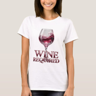 Camiseta Arte Gráfica de VINHO PRATA Fresco NECESSÁRIO