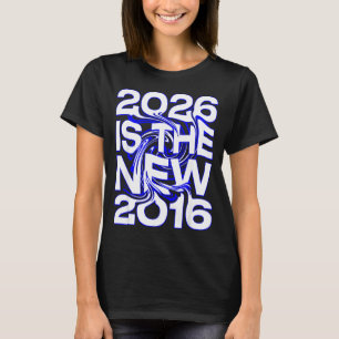 Camiseta Arte Gráfica do Futuro Retro 2026 Nova 2016