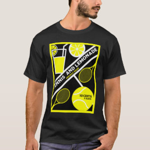 Camiseta Arte Gráfica do Jogador de Tênis