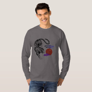 Camiseta Arte Gráfica do Tigre Moderno