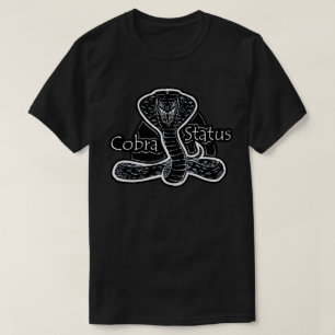 Camiseta Arte gráfica para fora enegrecida cobra
