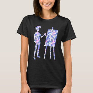 Camiseta Arte Gráfico Pintura Pintor Pintar Obra de Arte Ar