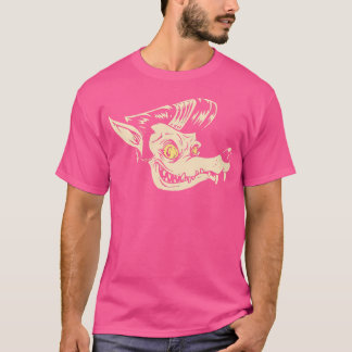 Camiseta Arte Horror - Lobo Rockabilly - Psychobilly Punk A