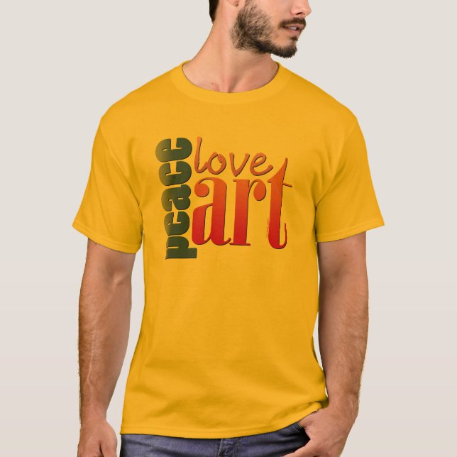 Camiseta Arte II do amor da paz (Frente)