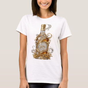 Camiseta Arte impressa de ARTE ABSTRATA Dourado Edgy v2