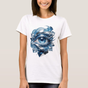 Camiseta Arte impressa em ABSTRACT ART Chic Silver v2