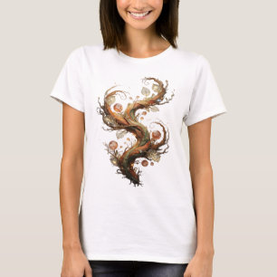 Camiseta Arte impressa em ouro legal ARTE ABSTRATA