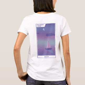 Camiseta Arte Inspirado em Tarot de Cinco de Espadas invert