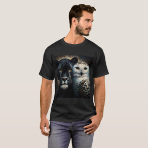 Camiseta Arte Jaguar Preta e Própria