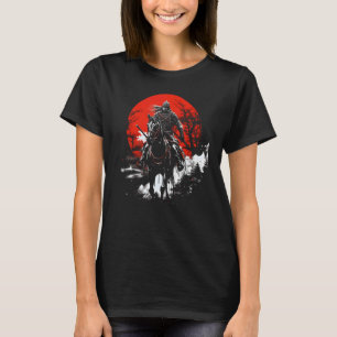 Camiseta Arte Japonês de Arquearia a Cavalo Yabusame Gráfic