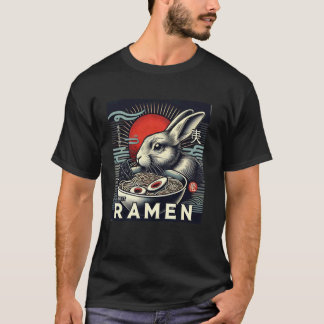 Camiseta Arte Japonês Retro Pôr do Sol Vida Selvagem Amante