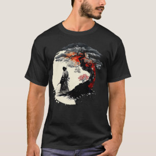 Camiseta Arte Japonesa Aikido Árvore Da Paz Da Guerra
