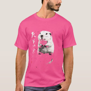 Camiseta Arte Japonesa Grumpy Beaver I Choney Beaver