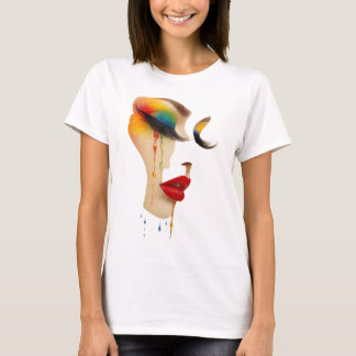 Camiseta Arte Lágrimas Arco-Íris