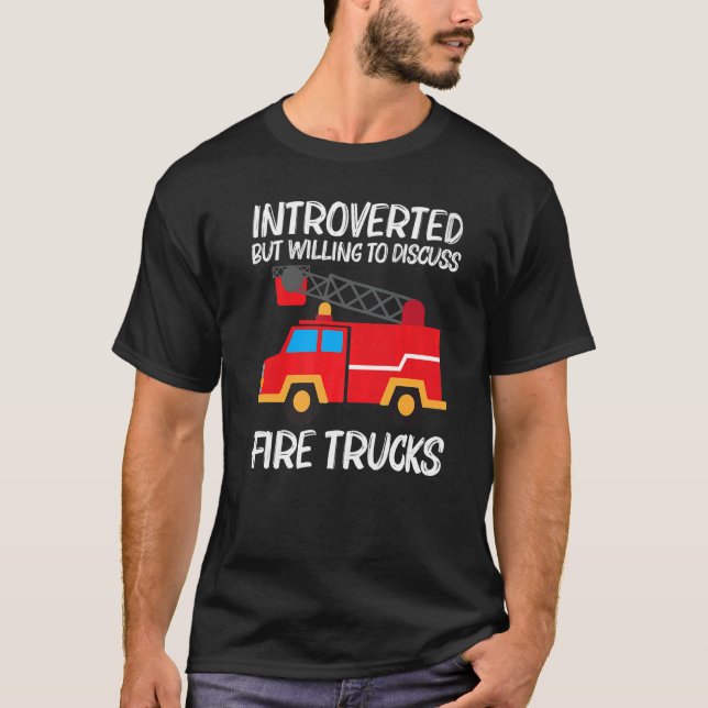 Camiseta Arte legal Contra Bombeiros Para Homens Crianças B (Frente)