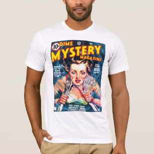 Camiseta Arte legal da capa de revista da polpa do vintage