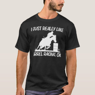 Camiseta Arte legal De Barrel Para Homens Rid De Cavaleiros