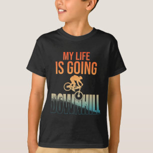 Camiseta Arte Legal de Bicicleta de Montanha para Homens e