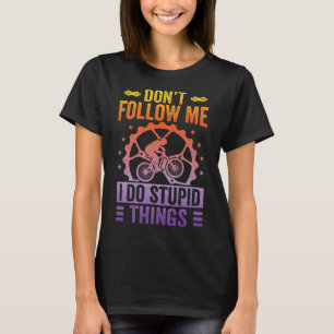 Camiseta Arte Legal de Bicicleta de Montanha para Homens Mu