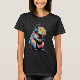 Camiseta Arte Legal de Capivara para Homens Mulheres Crianç