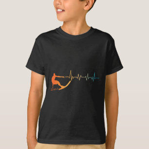 Camiseta Arte legal de esqui aquático para homens e mulhere